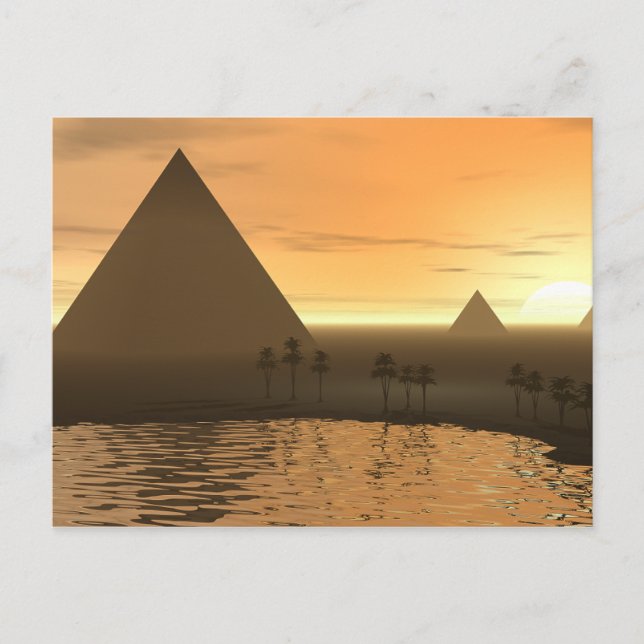 Carte Postale La nécropole de Giza (Devant)