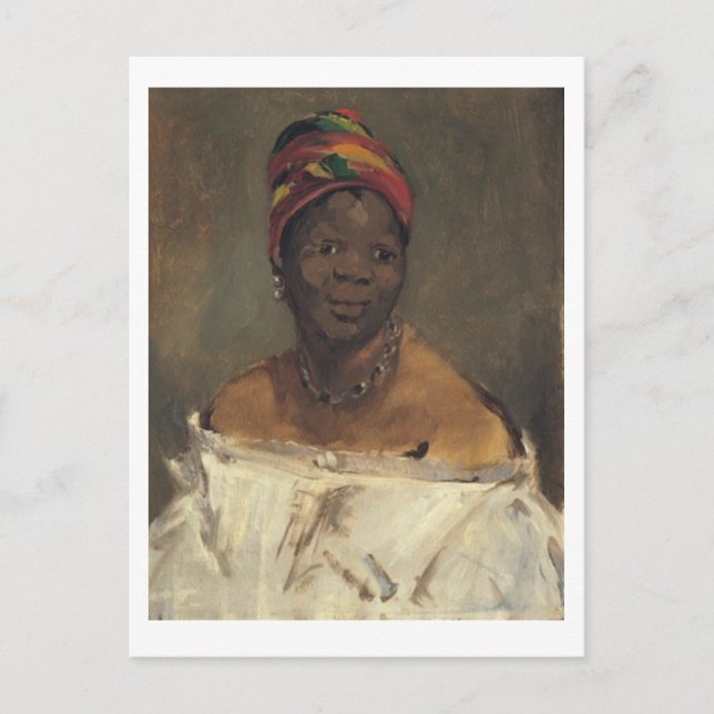 Carte Postale La_Négresse par Edouard Manet (Devant)