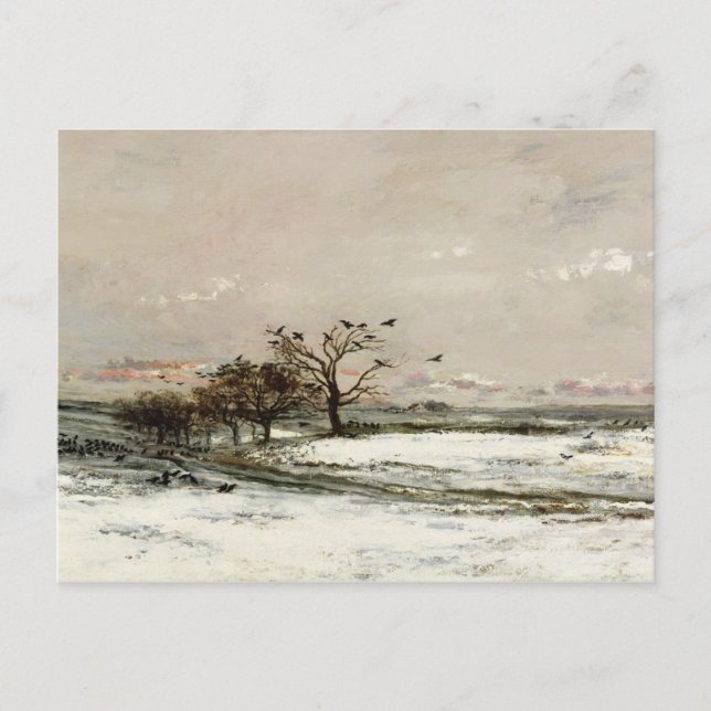 Carte Postale La neige, 1873 (Devant)