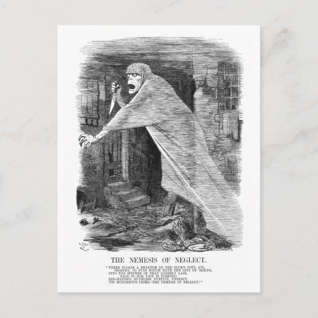 Carte Postale La némésis de la négligence - Jack le Ripper (Devant)