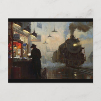 Carte Postale La Nouvelle-Orléans attend le train