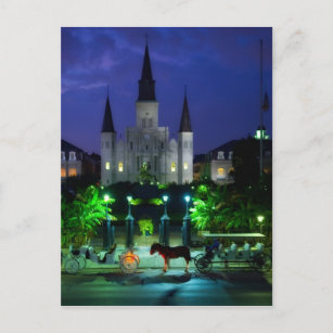Carte Postale La Nouvelle-Orléans la nuit