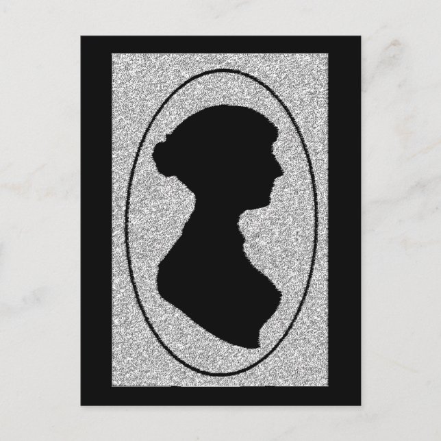 Carte Postale La Nouvelle silhouette De Jane Austen (Devant)