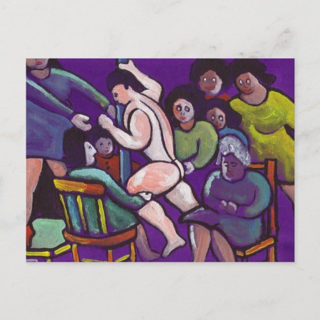 CARTE POSTALE LA NUIT DES DAMES (Devant)
