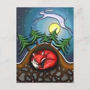 Carte Postale La nuit d'hiver