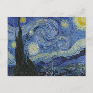 Carte Postale La nuit étoilée de Van Gogh