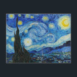 Carte Postale La nuit étoilée de Vincent Van Gogh<br><div class="desc">Immergez-vous dans la beauté fascinante de la Nuit étoilée de Vincent Van Gogh avec cette reproduction de haute qualité. Possédez une histoire de l'art et laissez la brillance du chef-d'oeuvre de Van Gogh illuminer votre environnement.</div>