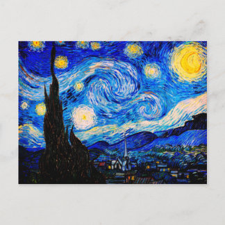 Carte Postale La nuit étoilée par Vincent Van Gogh