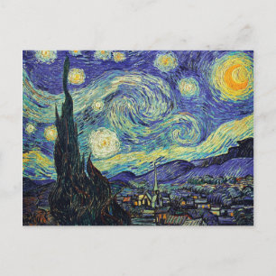Carte Postale LA NUIT STARRY DE Van Gogh