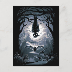Carte Postale La nuit vous souhaite la bienvenue