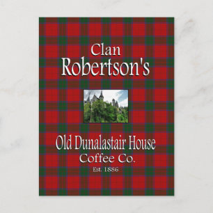 Carte Postale La Old Dunalastair House Coffee Co. de Clan Robert