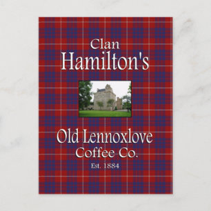 Carte Postale La Old Lennoxlove Coffee Co. de Clan Hamilton.