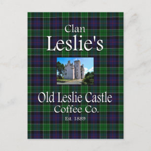 Carte Postale La Old Leslie Castle Coffee Co de Clan Leslie.