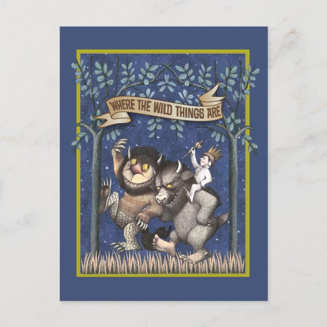 Carte Postale Là où est la terre sauvage Graphique (Devant)