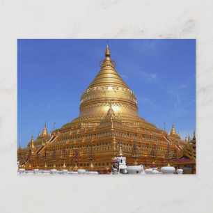 Carte postale La Pagode Shwezigon, Birmanie