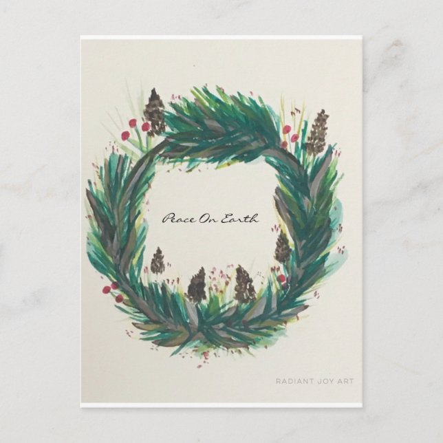 Carte Postale La Paix Sur Terre (Devant)