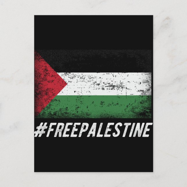 Carte Postale La Palestine libre avec la Palestine (Devant)