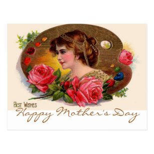 Cadeaux Peinture Fleur Rose Rouge | Zazzle.fr