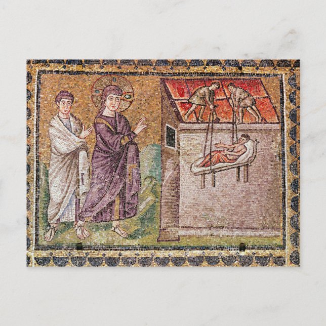 Carte Postale La paralysie de Capharnaüm (Devant)
