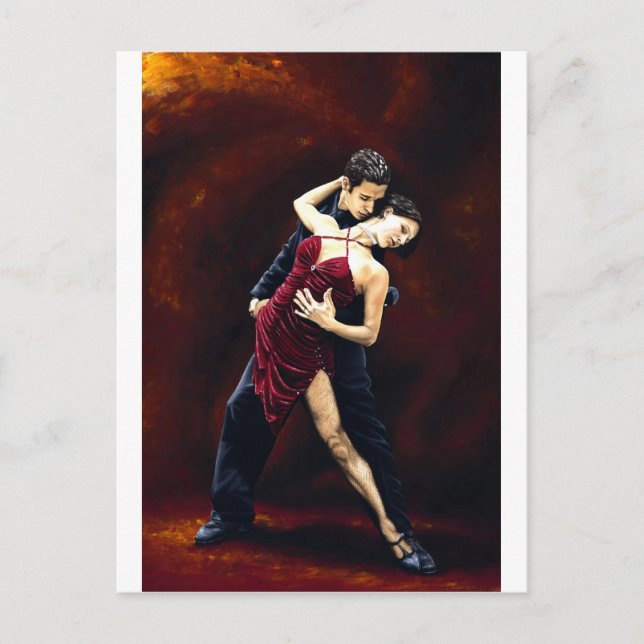 Carte Postale La passion du Tango (Devant)