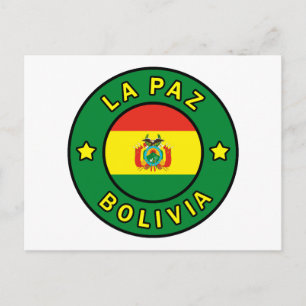 Carte Postale La Paz Bolivie