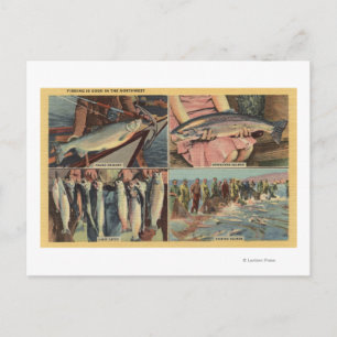 Carte Postale "La pêche est bonne dans le Nord-Ouest" - Chinook
