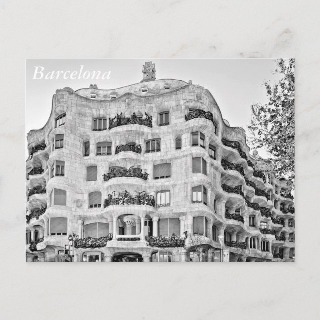 Carte Postale La Pedrera à Barcelone (Devant)