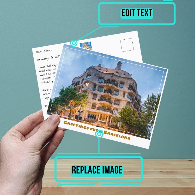Carte Postale La Pedrera Casa Milà Barcelone Espagne Moderne (When you are looking to share your experiences, sending a postcard is a sweet gesture.)