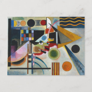 Carte Postale La peinture abstraite de Kandinsky se balançant