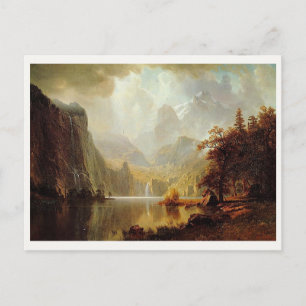 Carte Postale La peinture d'Albert Bierstadt, Dans les montagnes