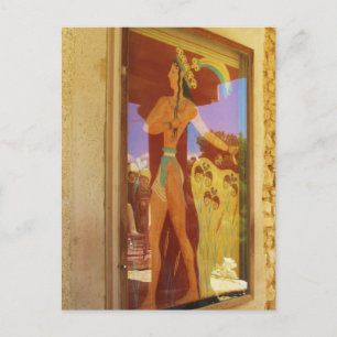 Carte Postale La peinture de fresque du palais minoen de Knossos