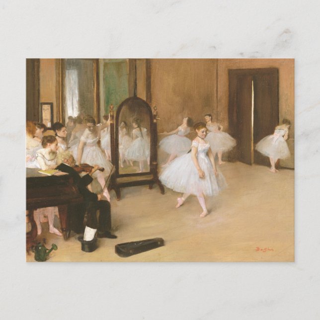 Carte Postale La Peinture De La Classe De Danse (Devant)