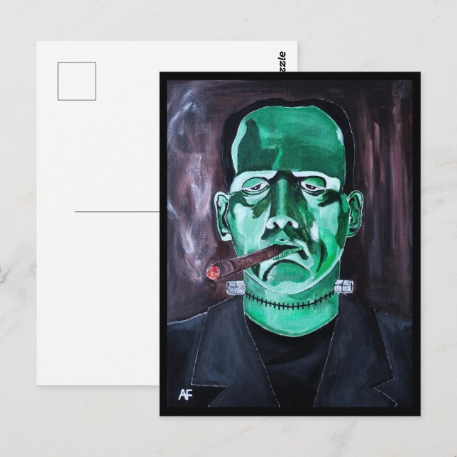 Carte Postale La peinture de Monster par Alfred Fox Collectable (Devant / Derrière)