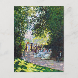 Carte Postale La peinture du Parc Monceau Claude Monet