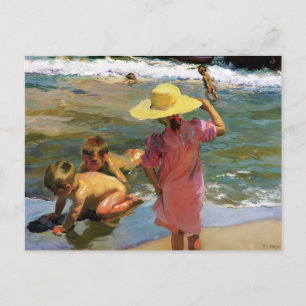 Carte Postale La peinture Les jeunes Amphibiens par Joaquin Soro