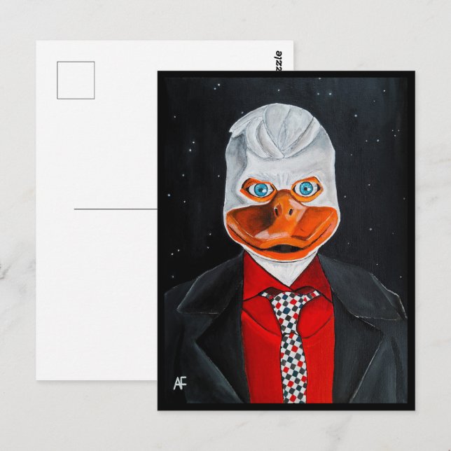 Carte Postale La peinture sur canard de Alfred Fox (Devant / Derrière)