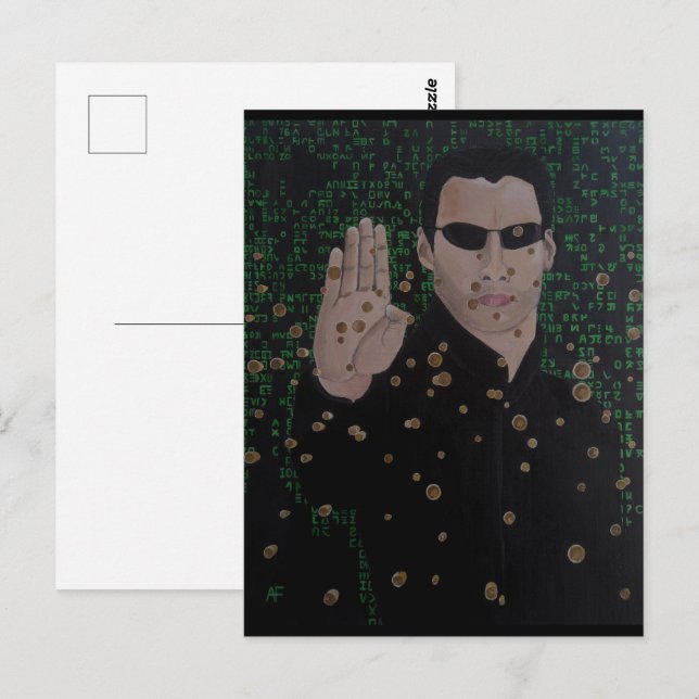 Carte Postale La peinture unique d'Alfred Fox (Devant / Derrière)