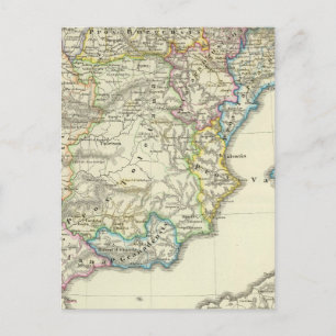 Carte Postale La péninsule ibérique à leur église