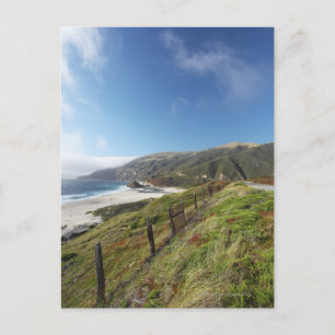 Carte Postale La perfection de Big Sur où roulent les montagnes