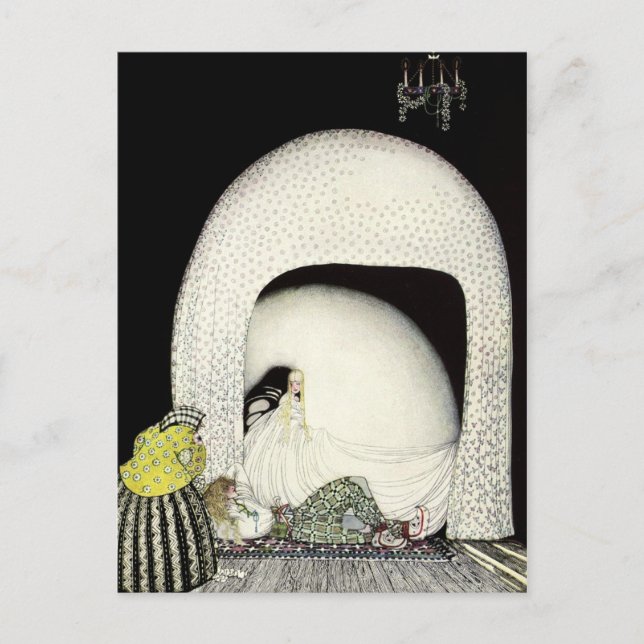 Carte Postale La perruque de l'homme a été enlevée pendant qu'il (Devant)