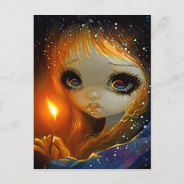 Carte Postale "La Petite Fille De Match" (Devant)