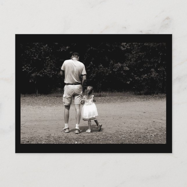 Carte Postale La petite fille de papa (Devant)