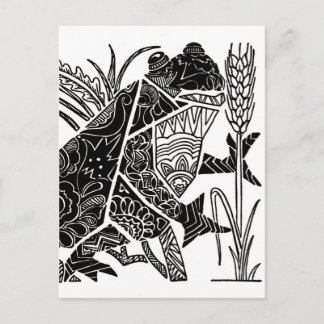 Carte Postale La Petite Grenouille Qui Chante