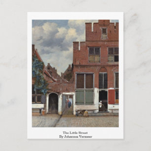 Carte Postale La Petite Rue De Johannes Vermeer
