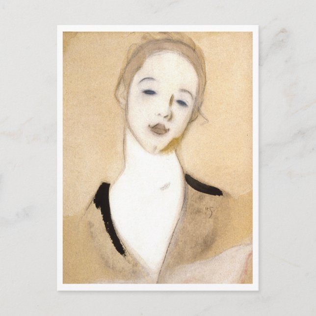 Carte Postale La Petite Servante, Helene Schjerfbeck (Devant)