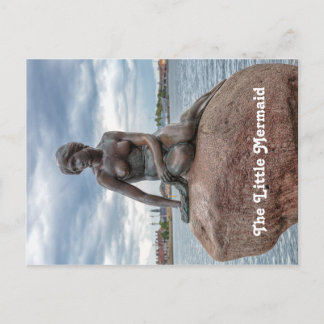 Carte Postale La petite sirène - statue du Danemark