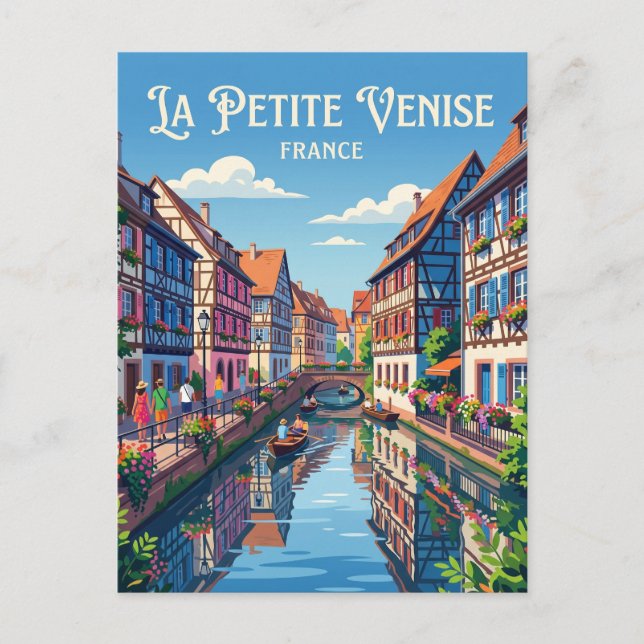 Carte Postale La Petite Venise France (Devant)