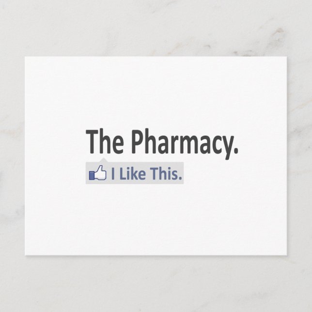 Carte Postale La Pharmacie... J'Aime Ça (Devant)