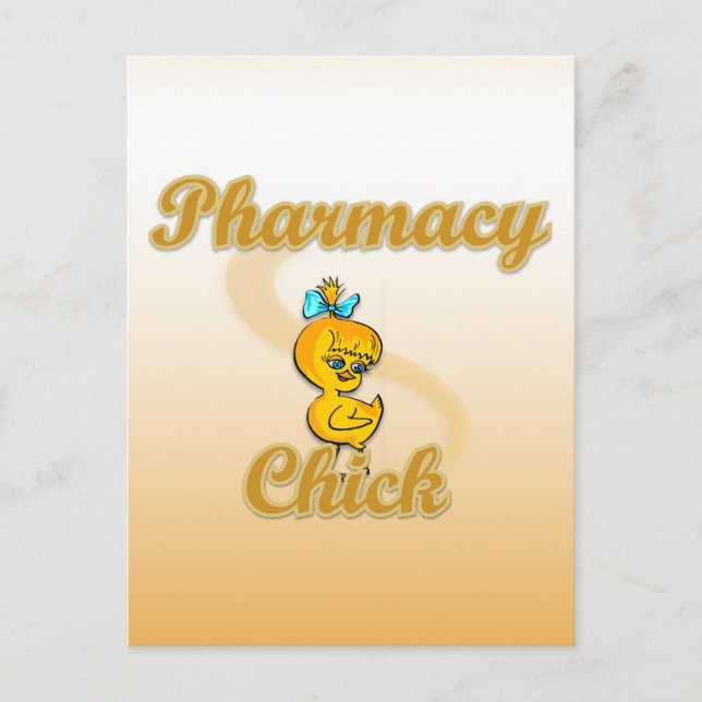 Carte Postale La Pharmacienne Chick (Devant)