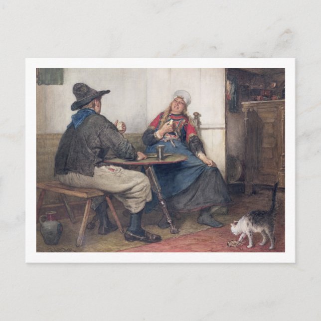 Carte Postale La pièce gagnante (avec papier) (Devant)